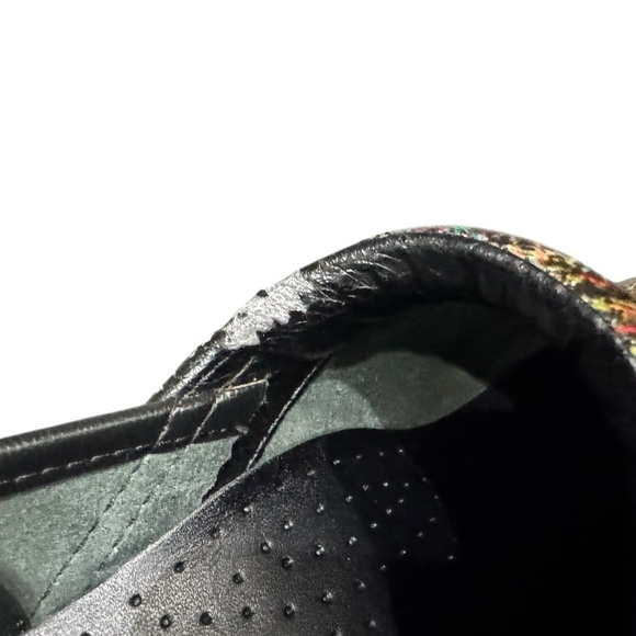 Women’s Dansko Professional Black Multicolor Scribble Patent Leather Clogs: 36 - Picture 9 of 14